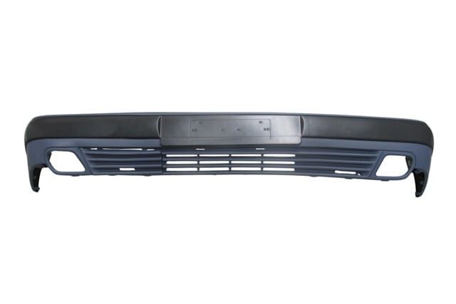 MERCEDES E CLASS- W210- 96/99; ÖN TAMPON GRİ (SİS DELİKLİ/DARBE EMİCİLİ/BANDLI)(ELEGANCE/AVANGARD)