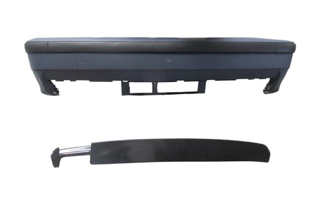 BMW 3 SERI- E36- 91/98; ARKA TAMPON KOMPLE ASTARLI(BANDLI/KARLIKLI/TEK EGZOS DELİKLİ) (M-TECH/M3)