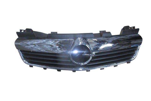 (YENİ ÜRÜN!!!)OPEL ZAFIRA- 05/07; ÖN PANJUR SİYAH NİKELAJ ÇITALI/NİKELAJ ÇERÇEVELİ KOMPLE ARMALI (TW)