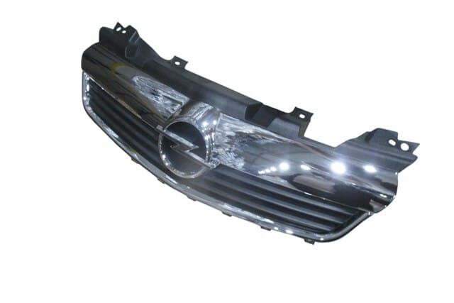 (YENİ ÜRÜN!!!)OPEL ZAFIRA- 05/07; ÖN PANJUR SİYAH NİKELAJ ÇITALI/NİKELAJ ÇERÇEVELİ KOMPLE ARMALI (TW)