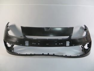 RENAULT MEGANE- 3- HB- 12/13; ÖN TAMPON SİYAH (SİS/PANJUR DELİKLİ TW)