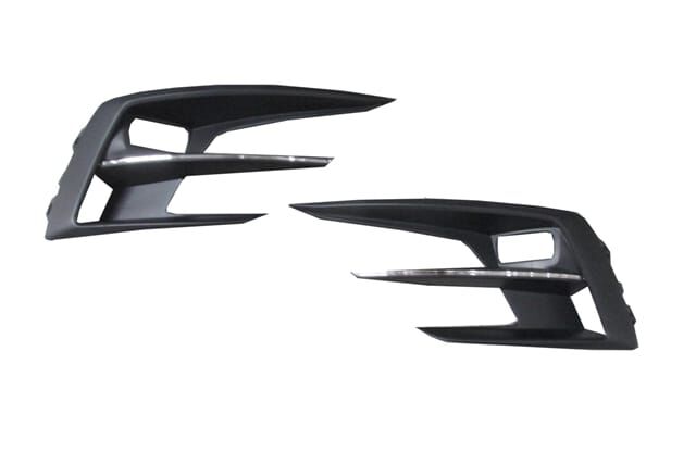 RENAULT MEGANE- 4- SD- 21/24; SİS LAMBA KAPAĞI SAĞ/SOL SET/SİS DELİKLİ/SİYAH/NİKELAJ ÇITALI