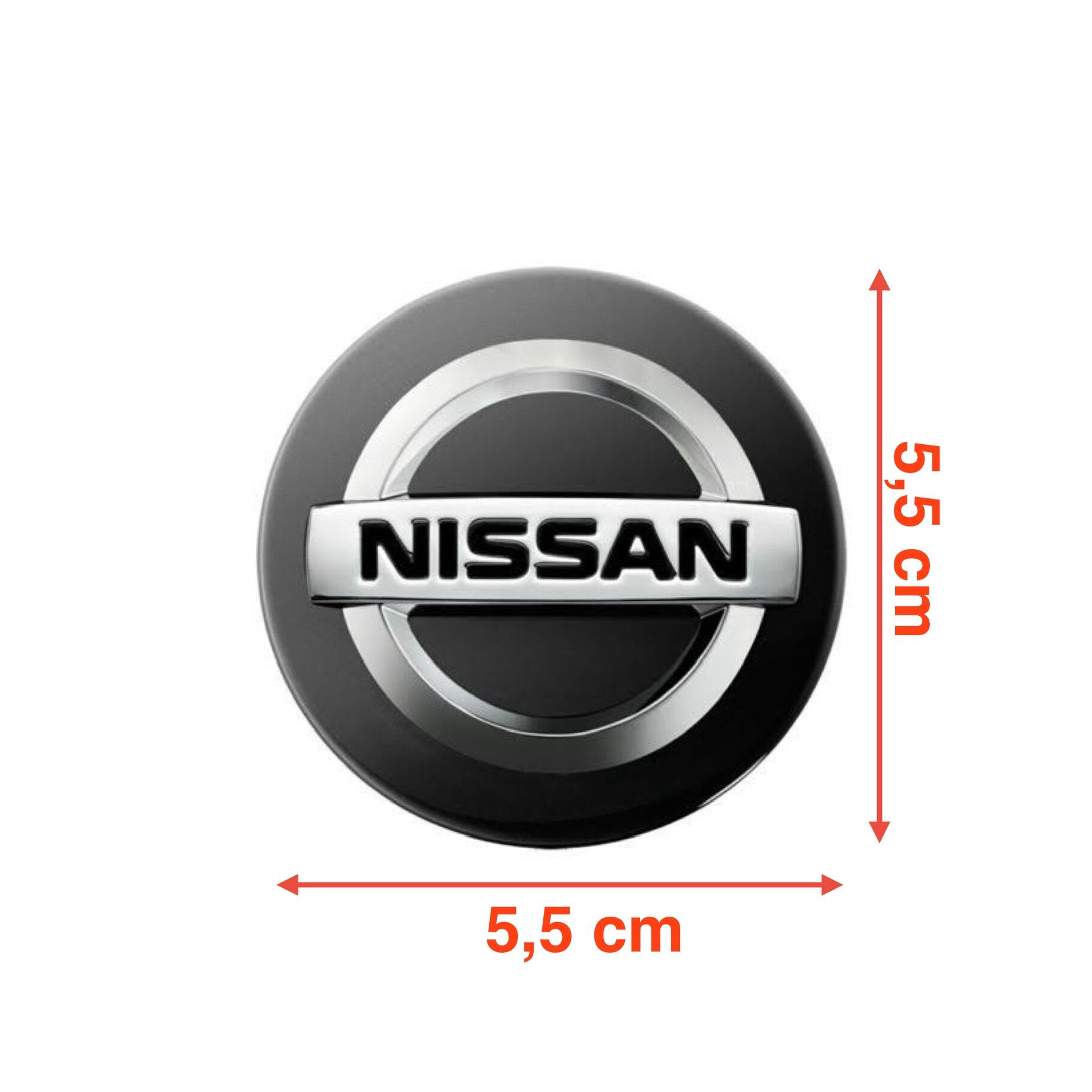 Nıssan Jant Göbek Qashqai 14-17/Micra 14-17/Note 14-17/Juke 14-17/X-trail 14-17 (5,5 Cm)