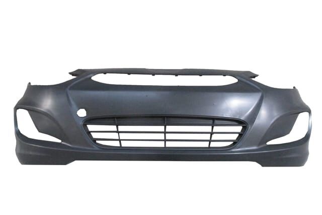 HYUNDAI ACCENT- BLUE- 11/18; ÖN TAMPON SİYAH(TAMPON PANJURLU)(SİS DELİKLİ) (FPI)