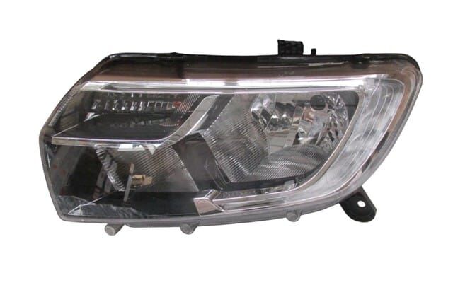 RENAULT SYMBOL- 17/21; FAR LAMBASI SOL MANUEL SİYAH LEDLİ (E MARKLI)