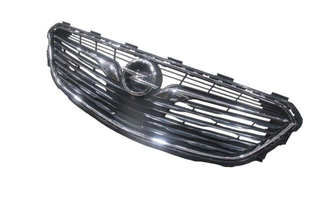 (YENİ ÜRÜN!!!)OPEL INSIGNIA- 17/20; ÖN PANJUR SİYAH (NİKELAJ ÇERÇEVELİ/NİKELAJ ÇITALI) ARMALI (TW)