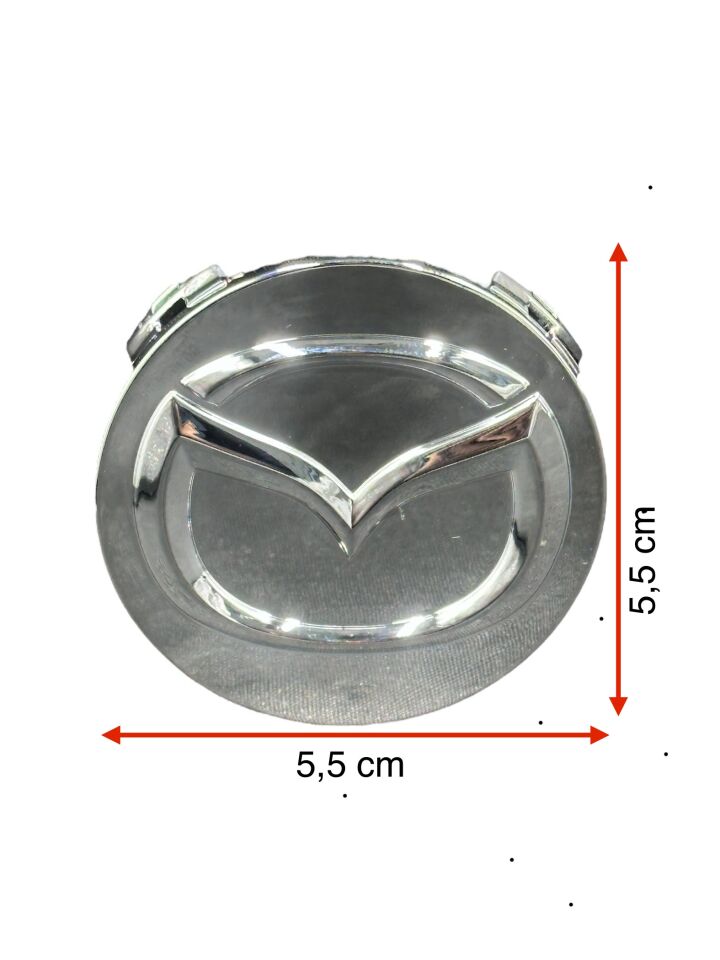 Mazda Jant Göbek Mazda 3 04-15/Mazda 6 04-15/Mazda 2 04-15 (Gri) (5,6 Cm)