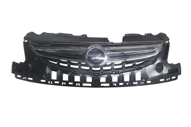 (YENİ ÜRÜN!!!)OPEL CORSA- D- 11/14; ÖN PANJUR SİYAH NİKELAJ ÇITALI (TW)