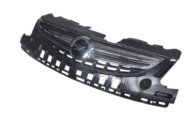 (YENİ ÜRÜN!!!)OPEL CORSA- D- 11/14; ÖN PANJUR SİYAH NİKELAJ ÇITALI (TW)