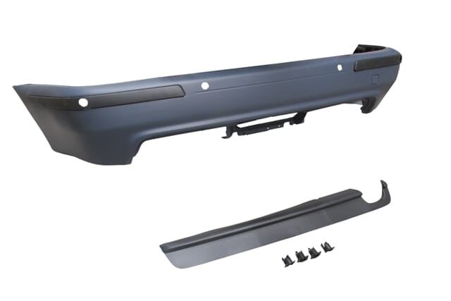 BMW 5 SERI- E39- 01/03; ARKA TAMPON ASTARLI (SEN.YUVALI/KARLIKLI/BANTLI) (TEK EGZ D./ÇEK. KAPAKLI)M5