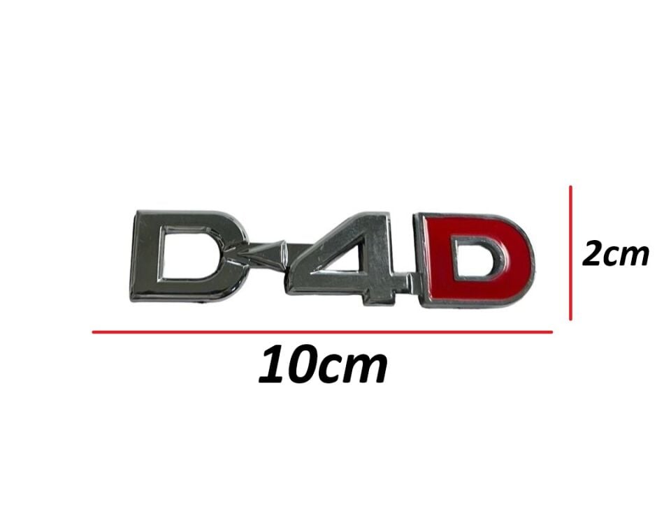 Toyota Bagaj Krom Corolla 07-16/Yaris 06-12/Rav4 05-11/Hılux07-14 Arka (D4d Yazısı)