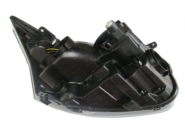 FORD TRANSIT- V363- 19/25; FAR LAMBASI SOL ELEKTRİKLİ/MOTORLU SİYAH ÇERÇEVELİ LEDSİZ (AYFAR)E MARKLI