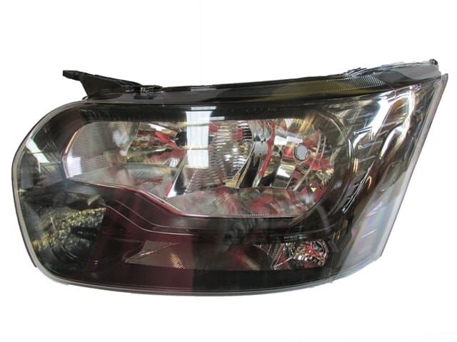 FORD TRANSIT- V363- 14/19; FAR LAMBASI SOL ELEKTRİKLİ/MOTORLU SİYAH ÇERÇEVELİ (AYFAR) (E MARKLI)