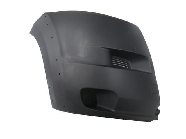 PEUGEOT BOXER- 07/13; ÖN TAMPON UCU SAĞ SİYAH (SİS DELİKSİZ/DODİK DELİKLİ)