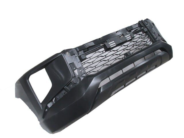 MITSUBISHI L200- PICK UP- 19/22; ÖN TAMPON SİYAH (PANJURLU/KARLIKLI/FAR YIKAMA DELİKSİZ(TYG/FPI)