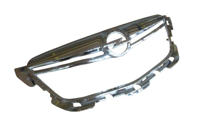 (YENİ ÜRÜN!!!)OPEL MOKKA- 12/16; ÖN PANJUR NİKELAJ KAPLAMASI ARMALI (TW)