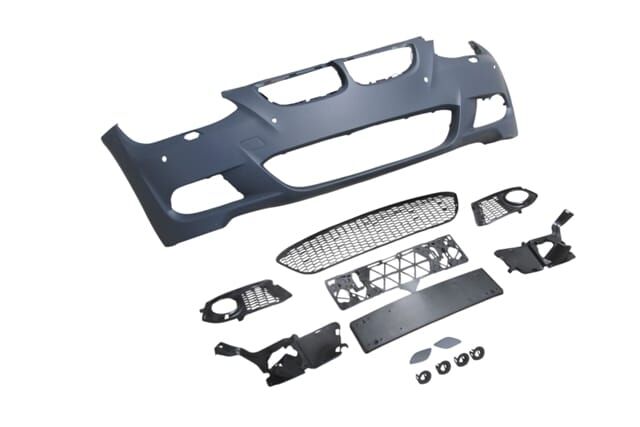 BMW 3 SERI- E92-E93- 07/09; ÖN TAMPON (SİS DELİKLİ KAPAK/IZGARALI/FAR.YIK.LI.SEN.DELİKLİ) (M-TECH)
