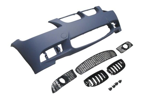 (YENİ ÜRÜN!!!)BMW 3 SERI- E92-E93- 07/09; ÖN TAMPON (SİS DELİKLİ KAPAK/IZGARALI/SENSÖR DELİK AÇILİR TİP)(M3-STYLE)