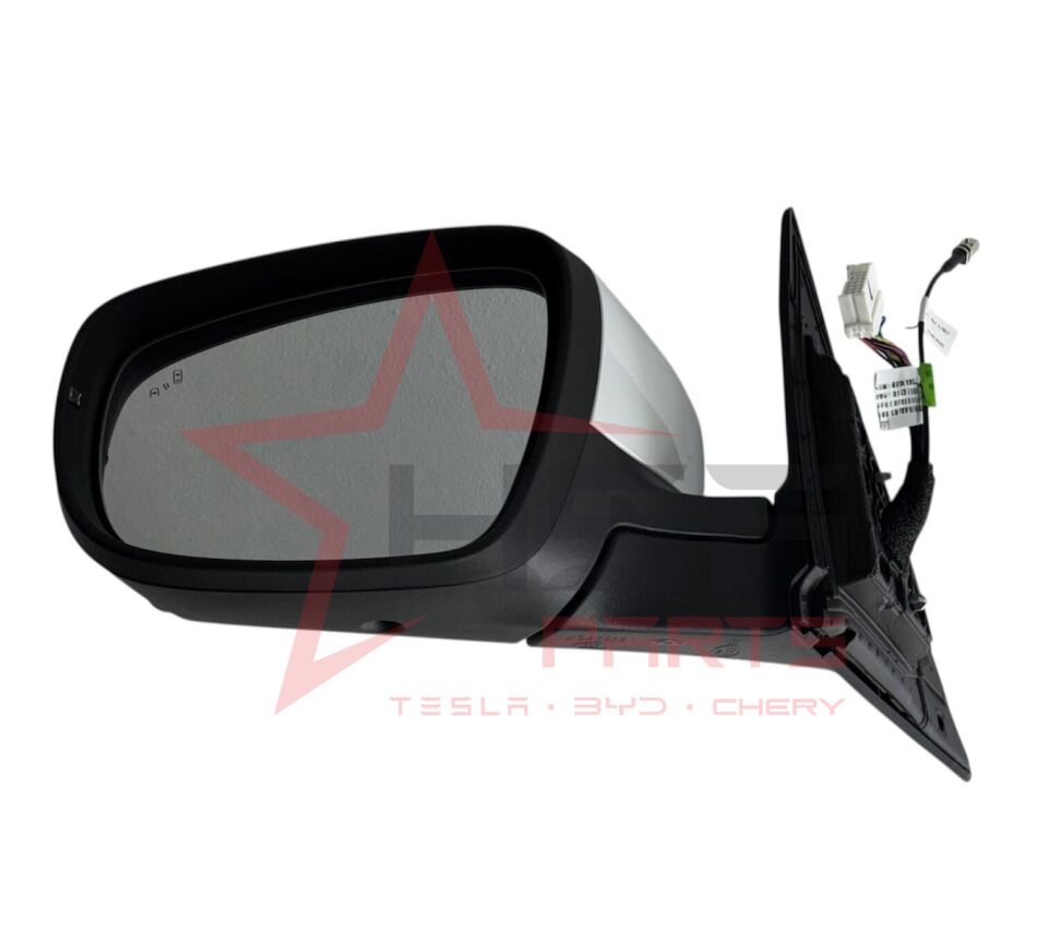 2022-2024 Chery Tiggo 8 Pro Sol Dikiz Aynası (Elektrikli/Isıtmalı/Katlanır/Kor Nokta Uyarıcı/Kameralı/Alt Aydınlatma/Siyah Parlak 12 Fişli) (Uyumlu Araçlar: Chery Tiggo 7 Pro Sol Dikiz Aynası) 601001030AADQJ