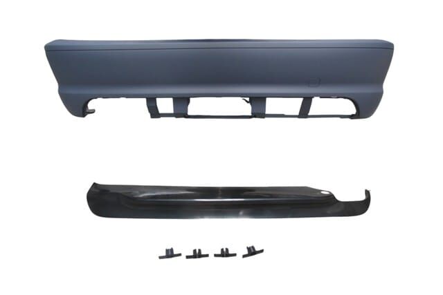 BMW 3 SERI- E46- COUPE- 98/05; ARKA TAMPON ASTARLI (SENSÖR DELİKLİ/ÇEKİ DEM.KAPAKLI/KARLIKLI)M-TECH