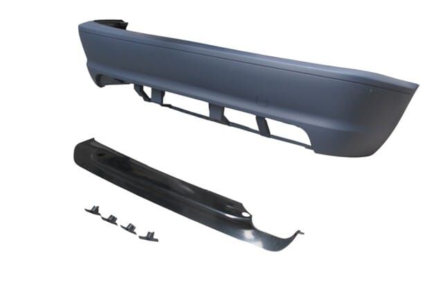 BMW 3 SERI- E46- COUPE- 98/05; ARKA TAMPON ASTARLI (SENSÖR DELİKLİ/ÇEKİ DEM.KAPAKLI/KARLIKLI)M-TECH