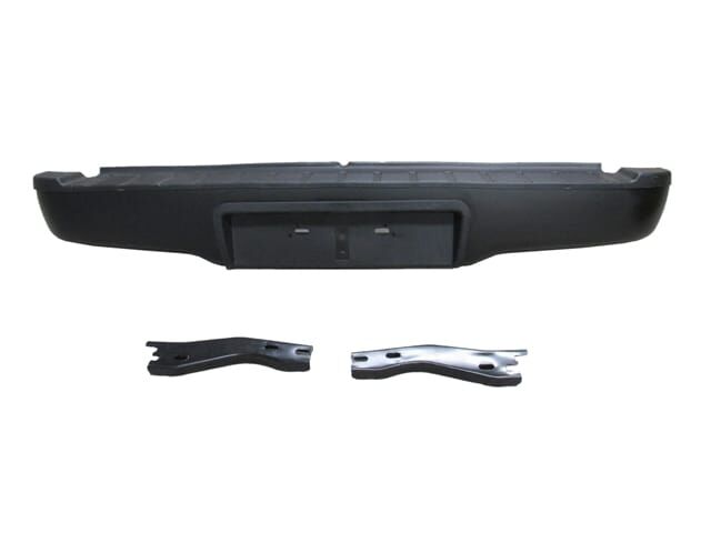 TOYOTA HILUX- PICK UP VIGO- 12/15; ARKA TAMPON SİYAH (PLAKA TAKILAN TİP) (BAĞLANTI AYAKLI) (TW)