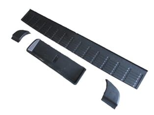 TOYOTA HILUX- PICK UP VIGO- 12/15; ARKA TAMPON ÜST PLASTİĞİ SET(4 PARÇA)(YAN SANAYİ TAMPON İÇİN)