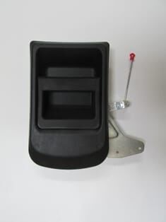 IVECO DAILY- 99/07; SÜRGÜLÜ KAPI DIŞ AÇMA KOLU SAĞ SİYAH (TW)