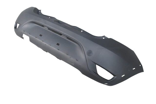 (YENİ ÜRÜN!!!)DACIA SANDERO- 17/20; ARKA TAMPON SİYAH (DODİK DELİKLİ/ÇEKİ DEMİRİ KAPAKLI) (STEPWAY)