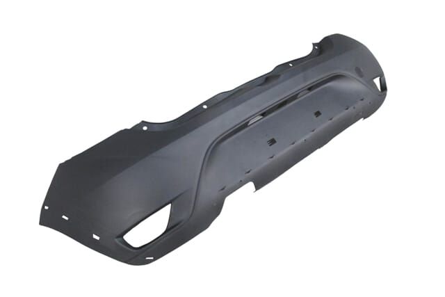 (YENİ ÜRÜN!!!)DACIA SANDERO- 17/20; ARKA TAMPON SİYAH (DODİK DELİKLİ/ÇEKİ DEMİRİ KAPAKLI) (STEPWAY)