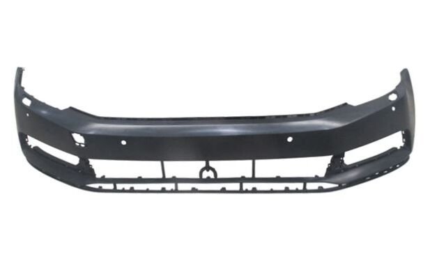 VOLKSWAGEN PASSAT- B8- 14/18; ÖN TAMPON (SİS/PANJUR/SENSÖR DELİKLİ) (FAR YIKAMALI)