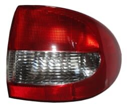 RENAULT MEGANE- 1- 99/02; DIŞ STOP LAMBASI SAĞ (KIRMIZI/BEYAZ) SEDAN (DUYSUZ) (PLEKSAN)