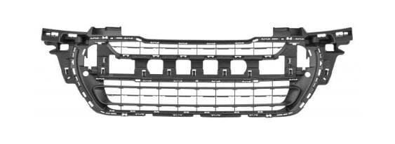 PEUGEOT 308- 11/13; ÖN TAMPON PANJURU SİYAH (NİKELAJ ÇITASIZ)(TYG)