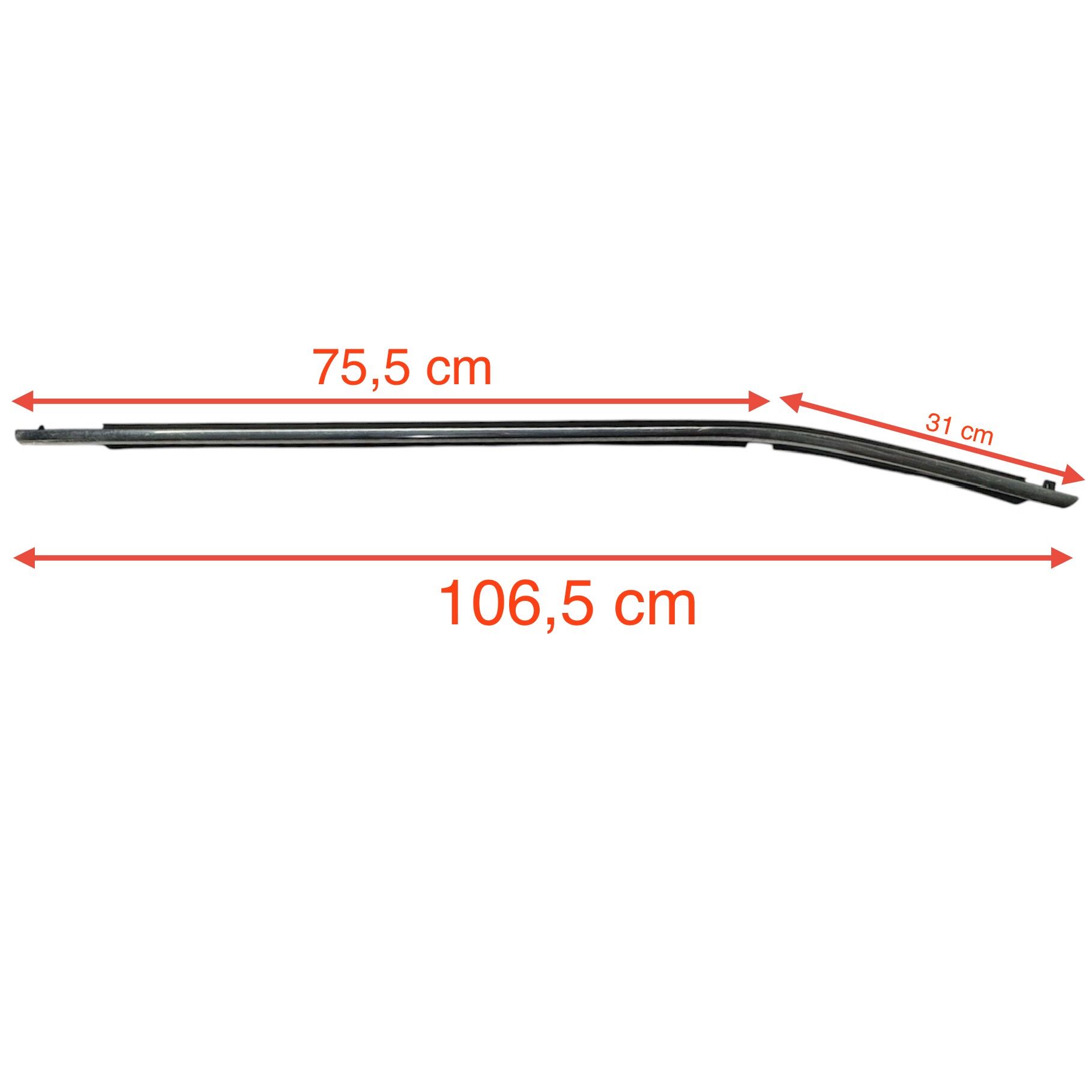Toyota Çıta Cam Sıyırıcı Fitil Corolla 14-19 Dış Arka Sağ (Nikelaj)