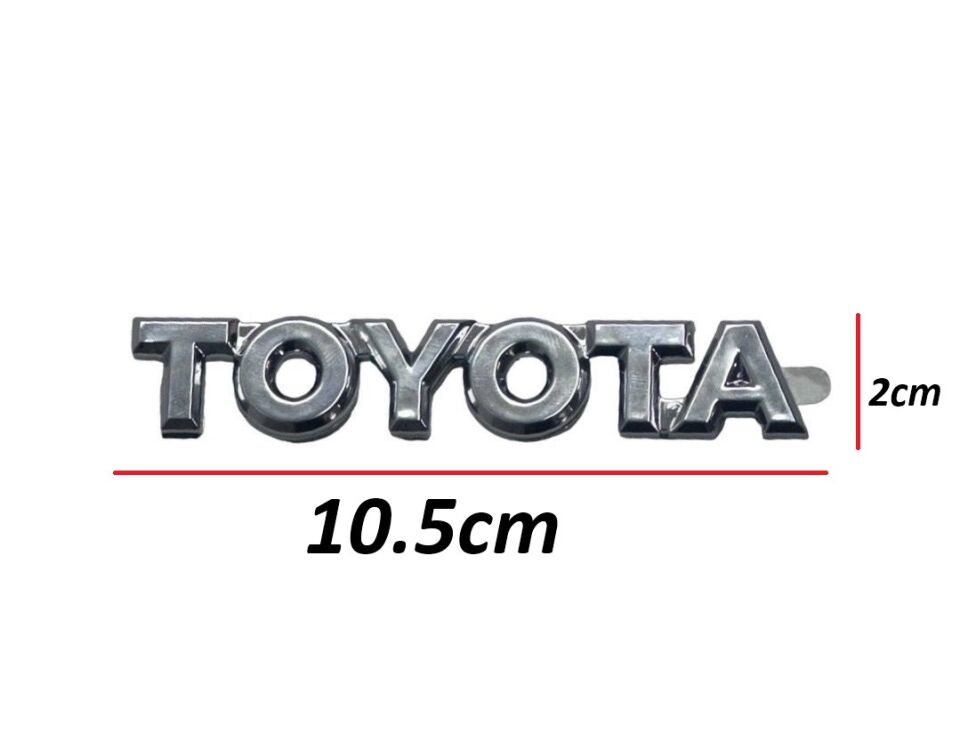 Toyota Bagaj Krom Corolla 02-06 Arka(Toyota Yazısı)