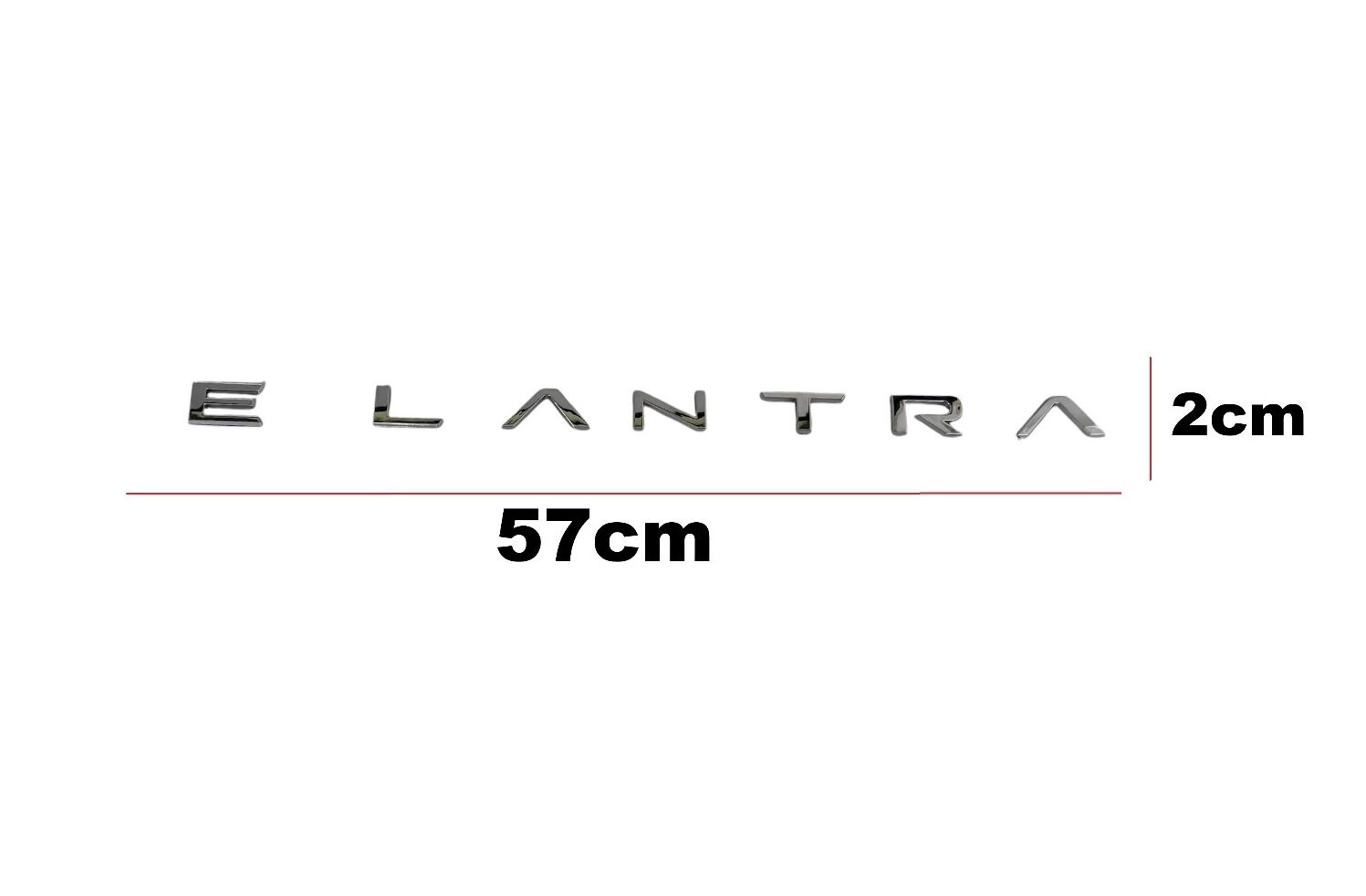 Hyundaı Bagaj Krom Elantra 21-23 Arka(Elantra Yazısı)