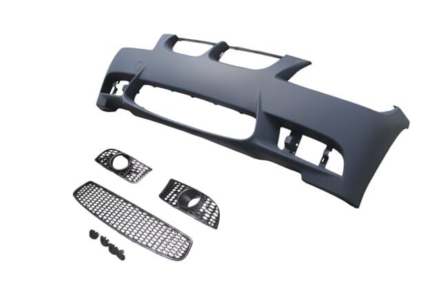 BMW 3 SERI- E90- 05/09; ÖN TAMPON ASTARLI(SİS D.Lİ KAPAK/IZGRALI/SEN.YUVALI/ÇEK.KAPAKLI)M3-STYLE/LCI