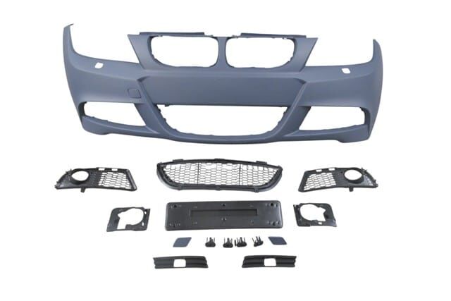 BMW 3 SERI- E90- 09/11; ÖN TAMPON ASTARLI (SİSLİ/F.YIK.LI/SİS KAPAKLI/IZGARALI/PLAKA PLS) M-TECH/LCI