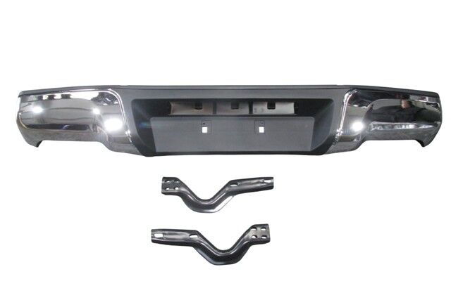 ISUZU D MAX- PICK UP- 17/19; ARKA TAMPON NİKELAJ KAPLAMALI (BAĞLANTI AYAKLARI İLE BİRLİKTE) (TW)