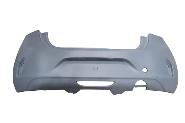 (YENİ ÜRÜN!!!)OPEL CORSA- F- 24/25; ARKA TAMPON ASTARLI GRİ SENSÖR DELİKSİZ (TYG)