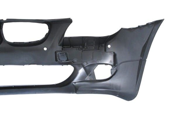BMW 5 SERI- E60- 04/07; ÖN TAMPON (IZGARALI//PLAKA PLAST.)SEN.DELİKLİ 24MM/F.YIK.LI) (M-TECH) ASTARL