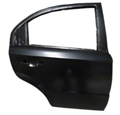 CHEVROLET AVEO- SD- 07/12; ARKA KAPI KOMPLE SAĞ (ÇELİK BARLI) SİYAH (TW)