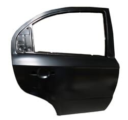 CHEVROLET AVEO- SD- 07/12; ARKA KAPI KOMPLE SAĞ (ÇELİK BARLI) SİYAH (TW)