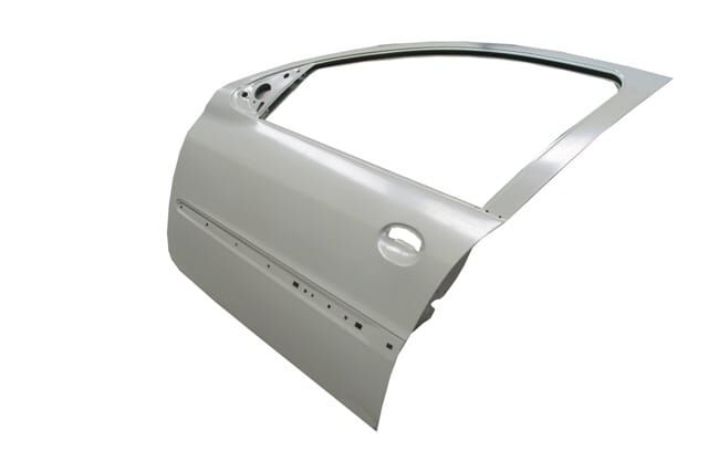 PEUGEOT 206- SD- 07/11; ÖN KAPI KOMPLE SOL GRİ BOYALI (TW)