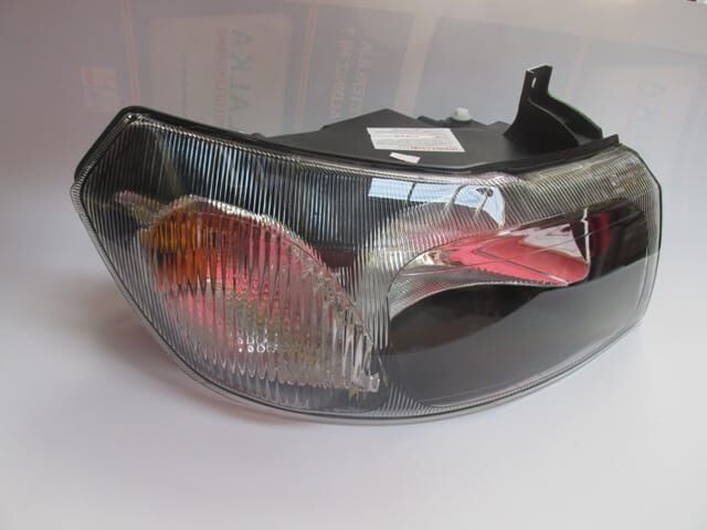 FORD TRANSIT- V184- 02/06; FAR LAMBASI SAĞ ELEKTRİKLİ/MANUEL SİYAH 4 FİŞLİ (H4)(AYFAR) (E MARKLI)