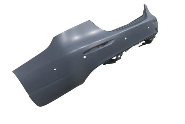 (YENİ ÜRÜN!!!)MERCEDES E CLASS- W213- 21/23; ARKA TAMPON ASTARLI GRİ (SENSÖR DELİKLİ) (EXCLUSIVE)(TW)