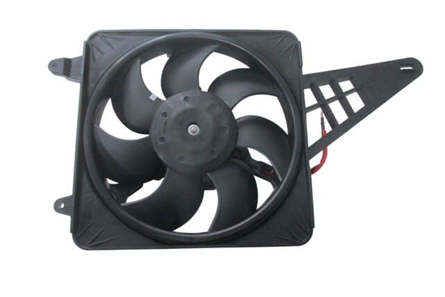 FIAT ŞAHİN/DOĞAN/KARTAL- 77/87; RADYATÖR FAN DAVLUMBAZI KOMPLE (KABLOLU) (7 KANAT) (MOTORLU)