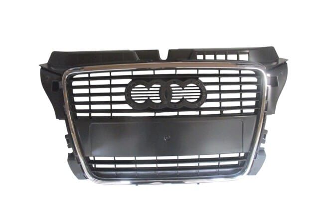 (YENİ ÜRÜN!!!)AUDI A3- 09/12; ÖN PANJUR GÜMÜŞ GRİ NİKELAJ ÇITALI (TYG)