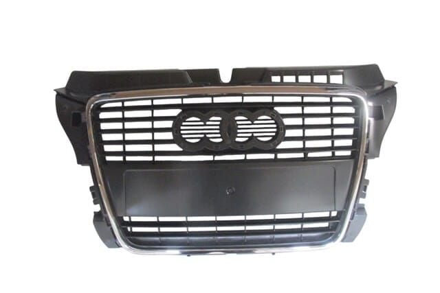 (YENİ ÜRÜN!!!)AUDI A3- 09/12; ÖN PANJUR GÜMÜŞ GRİ NİKELAJ ÇITALI (TYG)