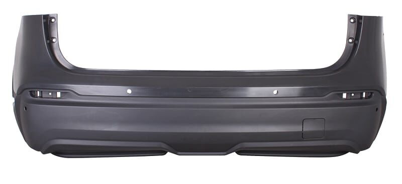 NISSAN QASHQAI- J11- 17/21; ARKA TAMPON SİYAH (SENSÖR DELİKLİ)(VISIA/TEKNA/SKYPACK)(TYG)